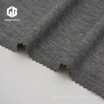 Heather Grey Polyester Rayon Spandex Roma Fabric